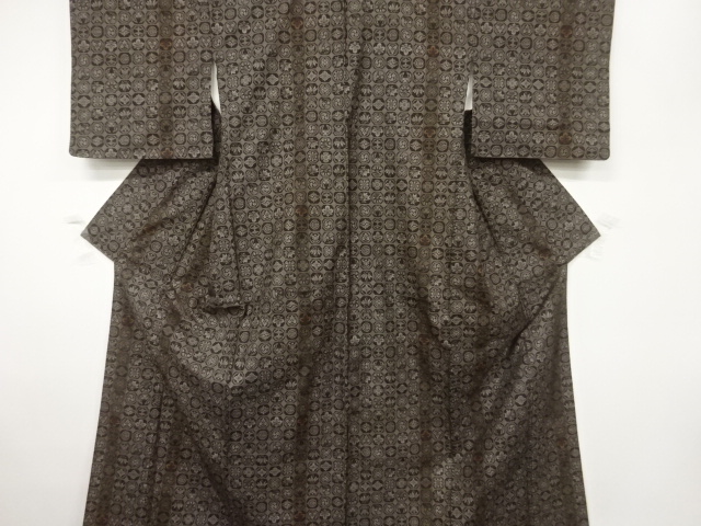 JAPANESE KIMONO / DORO OSHIMA TSUMUGI (9 maruki)